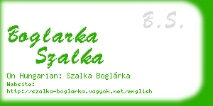 boglarka szalka business card